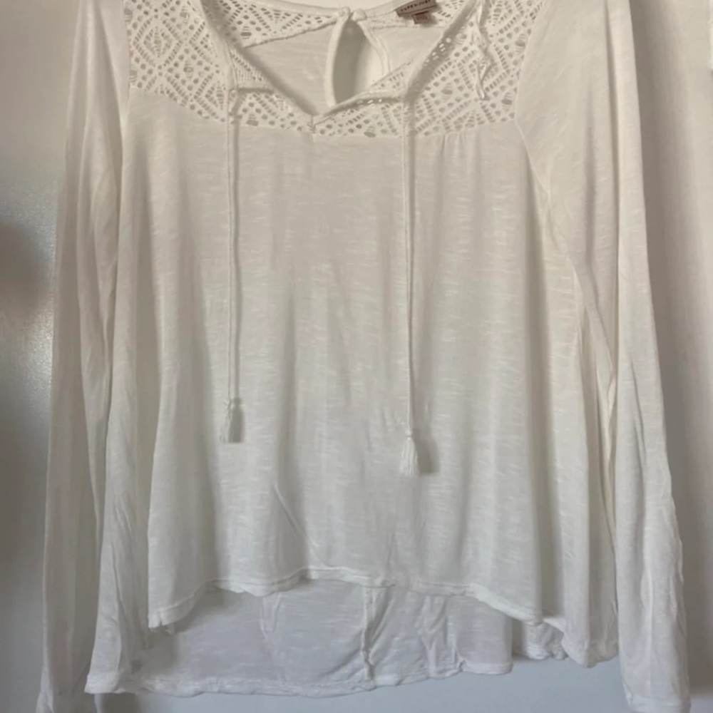 White long sleeve shirt